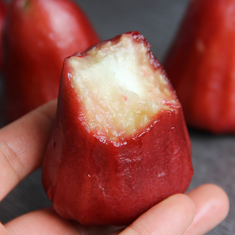 台湾蜜风铃莲雾图片,大个莲雾图片